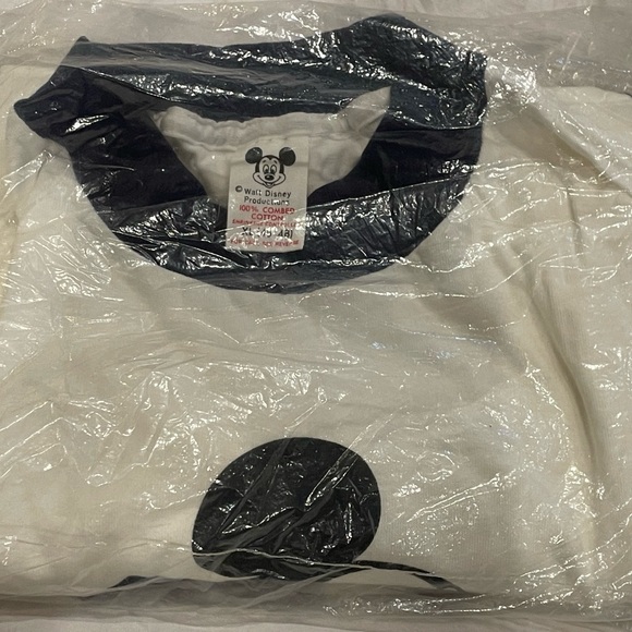 Vintage 80s Mickey Mouse Walt Disney Ringer T-Shirt - Picture 6 of 8